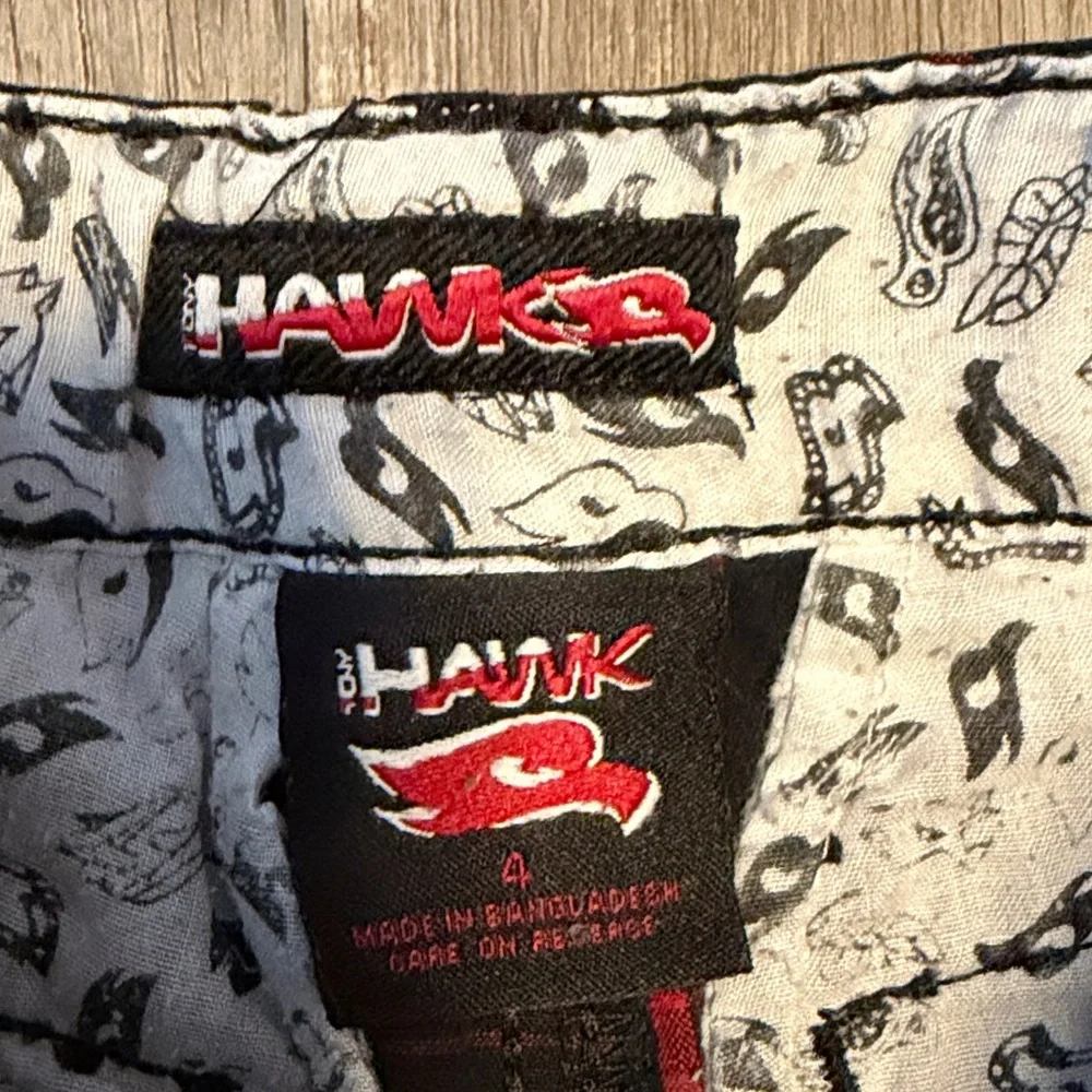 Tony Hawk Black & Red Plaid Kids Shorts